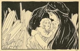 Koloman Moser, Illustration "Das Märchen von der Bergfee Krystalla" von Hans Heppner, 1896, Buc ...