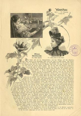 Koloman Moser, Titelblatt, 1893, Buchdruck, Blattmaße: 31,2 × 22,5 cm, Österreichische National ...