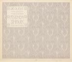 Koloman Moser, Möbelstoff Mondblume, 1901, Farblithografie, Blattmaße: 24,7 × 29,7 cm, Wien Mus ...