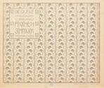 Koloman Moser, Wanddekor Scylla, 1901, Farblithografie, Blattmaße: 24,7 × 29,7 cm, Wien Museum, ...