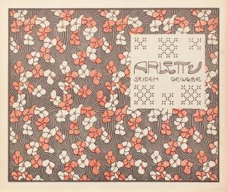 Koloman Moser, Seidengewebe Arlette, 1901, Farblithografie, Blattmaße: 24,7 × 29,7 cm, Wien Mus ...