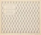 Koloman Moser, Gewebter Bodenbelag Neptun, 1901, Farblithografie, Blattmaße: 24,7 × 29,7 cm, Wi ...