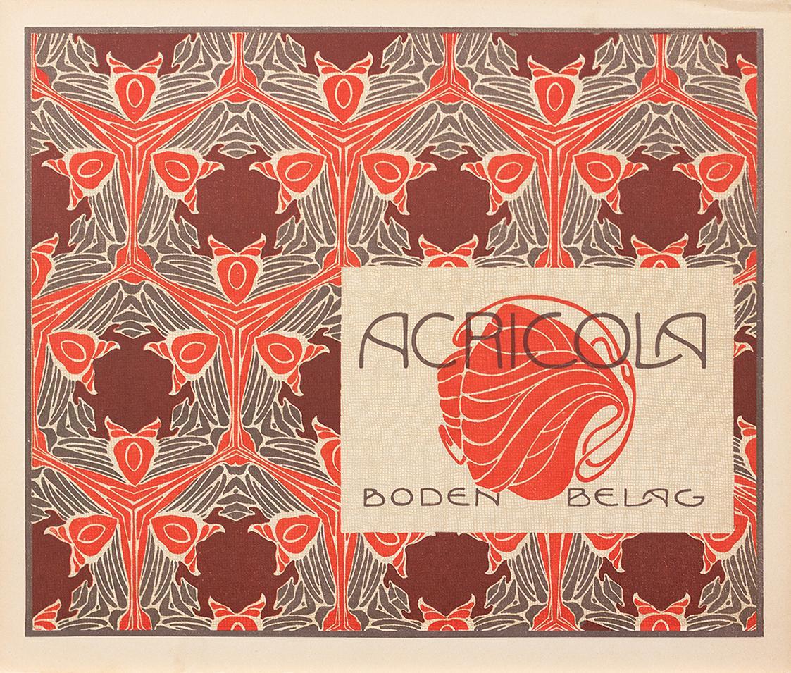 Koloman Moser, Bodenbelag Acricola, 1901, Farblithografie, Blattmaße: 24,7 × 29,7 cm, Wien Muse ...