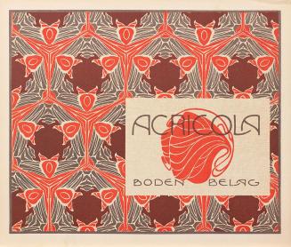 Koloman Moser, Bodenbelag Acricola, 1901, Farblithografie, Blattmaße: 24,7 × 29,7 cm, Wien Muse ...