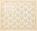 Koloman Moser, Buntpapier Ein Marientag, 1901, Farblithografie, Blattmaße: 24,7 × 29,7 cm, Wien ...