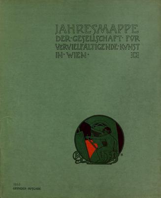 Koloman Moser, Jahresmappe der Gesellschaft für vervielfältigende Kunst in Wien, 1898, Farblith ...