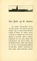 Koloman Moser, Illustration "Eine Nacht auf St. Stephan", 1897, Buchdruck, Blattmaße: 13,5 × 8, ...