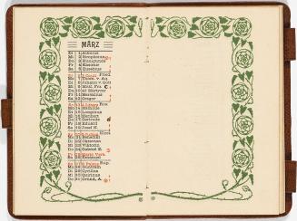 Koloman Moser, Bücher (1895–1915), 1904, Buchdruck in Farbe, Blattmaße: 10,5 × 14 cm, Wien Muse ...