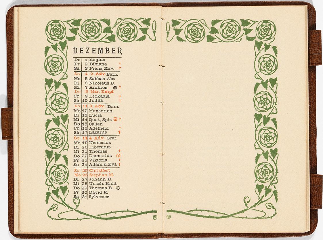 Koloman Moser, Bücher (1895–1915), 1904, Buchdruck in Farbe, Blattmaße: 10,5 × 14 cm, Wien Muse ...