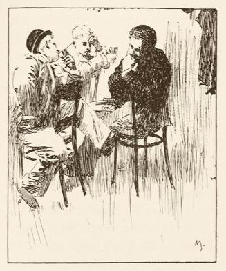 Koloman Moser, Illustration "Die Maus", 1896, Buchdruck, Blattmaße: 13,5 × 8,5 cm, Wien Museum, ...