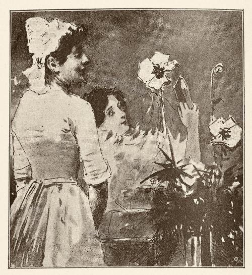Koloman Moser, Illustration "Disharmonien", 1896, Buchdruck, Blattmaße: 13,5 × 8,5 cm, Wien Mus ...