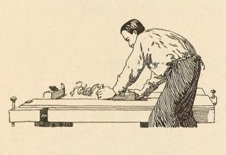 Koloman Moser, Illustrationen "Der Tischler", 1899, Buchdruck, Blattmaße: 20 × 13 cm, Wien Muse ...