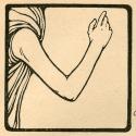 Koloman Moser, Vignette, 1901, Buchdruck, Blattmaße: 21,1 × 13,6 cm, Wien Museum, Inv.-Nr. 116. ...