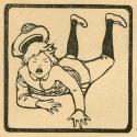 Koloman Moser, Vignette, 1901, Buchdruck, Blattmaße: 21,1 × 13,6 cm, Wien Museum, Inv.-Nr. 116. ...