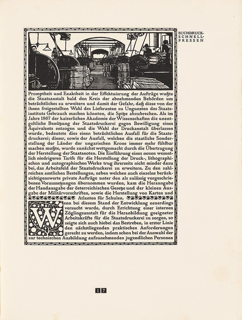 Koloman Moser, Randleiste, Initiale, 1904, Holzschnitt, Blattmaße: 40 × 29 cm, Wien Museum, Inv ...