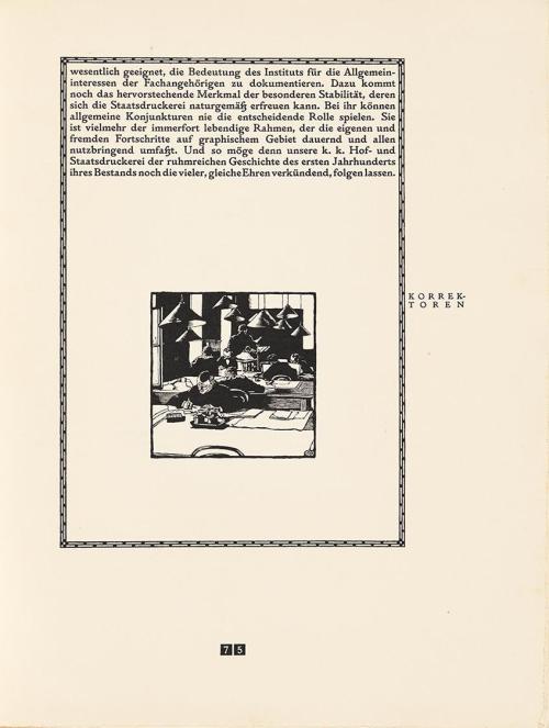 Koloman Moser, Randleiste, 1904, Holzschnitt, Blattmaße: 40 × 29 cm, Wien Museum, Inv.-Nr. 116. ...