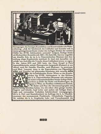 Koloman Moser, Randleiste, Initale, 1904, Holzschnitt, Blattmaße: 40 × 29 cm, Wien Museum, Inv. ...