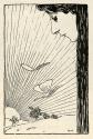 Koloman Moser, Illustration „Mädchen mit Schmetterlingen“, 1895, Buchdruck, Blattmaße: 18,1 × 1 ...