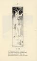 Koloman Moser, Illustration „Weiblicher Rückenakt stehend“, 1895, Buchdruck, Blattmaße: 18,1 ×  ...