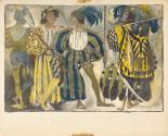 Koloman Moser, Album "Der Bergsee" von Julius Bittner, 1911, Farblithografie, Bleistift, Farbst ...