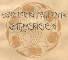 Koloman Moser, Titelblatt "Wiener Kunststickereien", 1901, Buchdruck, Blattmaße: 28 × 22,1 cm,  ...