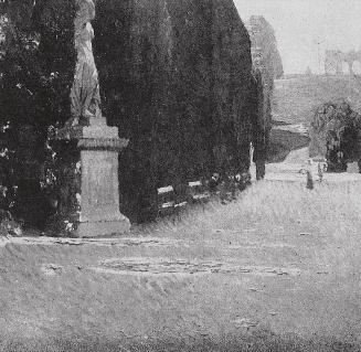 Carl Moll, Der Park von Schönbrunn mit Blick zur Gloriette, 1910 um, Öl auf Holz, 34 × 34 cm, U ...