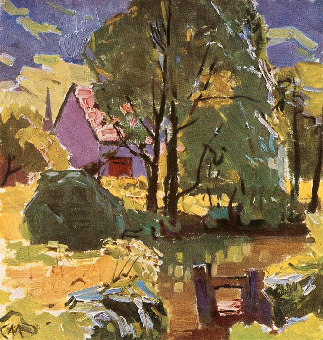 Carl Moll, Aus Hofgastein, 1936, Öl, Unbekannter Besitz