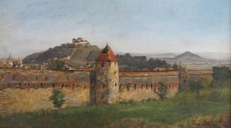 Tina Blau, Kronstadt, 1862, Öl auf Papier auf Leinwand, Roser-De Palma: 30 × 48 cm, Privatbesit ...