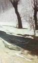 Carl Moll, Preinbach im Winter, 1904 um, Öl auf Leinwand, 80 x 80 cm, Sammlung Ortner, Wien