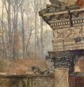 Carl Moll, Die Römische Ruine in Schönbrunn, 1892, Öl auf Leinwand, 322 x 242 cm, Belvedere, Wi ...