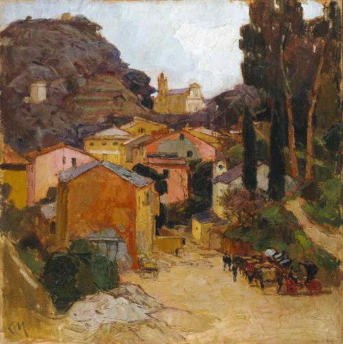 Carl Moll, Portofino, Ligure, 1932, Öl auf Leinwand, 60,8 × 60,8 cm, The Heidi Horten Collectio ...