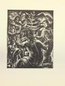 Otto Rudolf Schatz, Ernst Preczang: Im Satansbruch, 1925, Holzschnitt, 29,3 × 23 cm, Literaturh ...