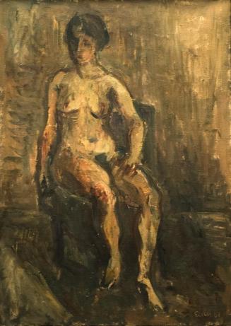 Georg Eisler, Hommage à Delacroix, 1961, Öl auf Leinwand, 53 × 38 cm, Wien Museum MUSA, Inv.-Nr ...