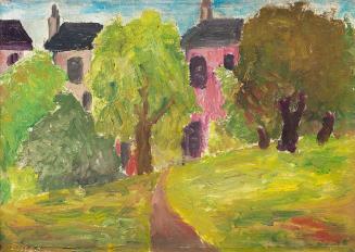 Georg Eisler, Primrose Hill I, 1946, Öl auf Leinwand, 25 × 35 cm, Georg und Alice Eisler - Fond ...