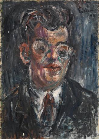 Georg Eisler, Porträt Viktor Matejka, 1954, Öl auf Leinwand, 70 × 50 cm, Wien Museum, Inv.-Nr.  ...