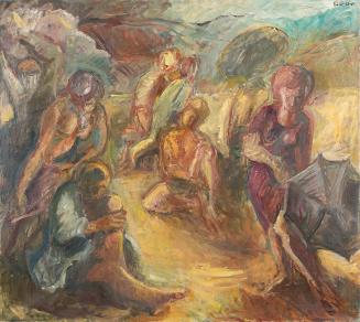 Georg Eisler, Aufziehendes Gewitter, 1963–1965, Öl auf Leinwand, 130 × 145,5 cm, Georg und Alic ...