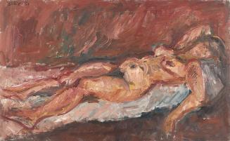 Georg Eisler, Liegender Akt, 1963, Öl auf Leinwand, 51 × 82 cm, Georg und Alice Eisler – Fonds  ...