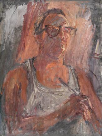 Georg Eisler, Selbstporträt, 1967, Öl auf Leinwand, 80 × 60,5 cm, Georg und Alice Eisler - Fond ...