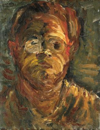 Georg Eisler, Selbstporträt, 1957, Öl auf Leinwand auf Holz, 45,5 × 35,5 cm, Museum der Moderne ...