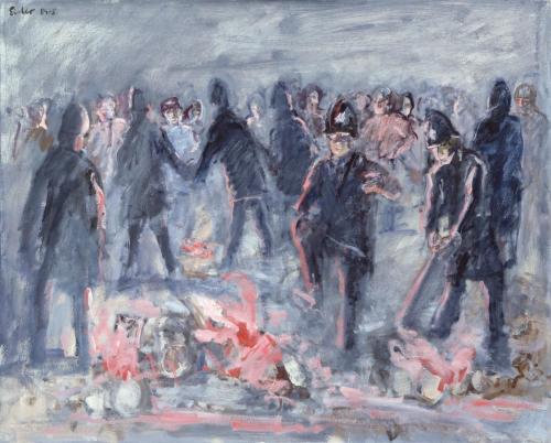 Georg Eisler, Yorkshire Nocturne I, 1984–1985, Öl auf Leinwand, 60 × 80 cm, Verbleib unbekannt