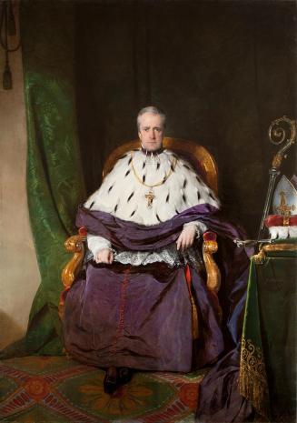 Friedrich von Amerling, Graf Ferdinand Maria Chotek (1781–1836), Erzbischof von Olmütz, 1835, Ö ...