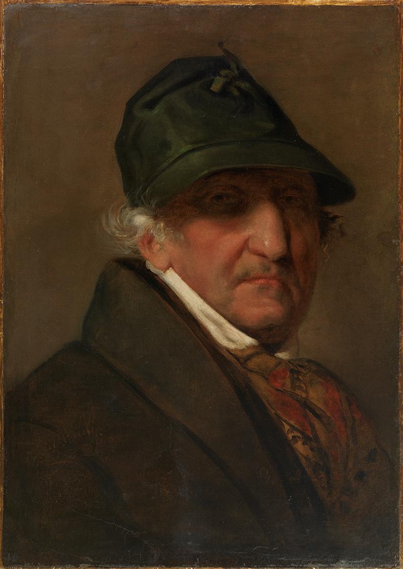 Friedrich von Amerling, Der Bildhauer Johann Gottfried Schadow (1764–1850), 1837, Öl auf Leinwa ...