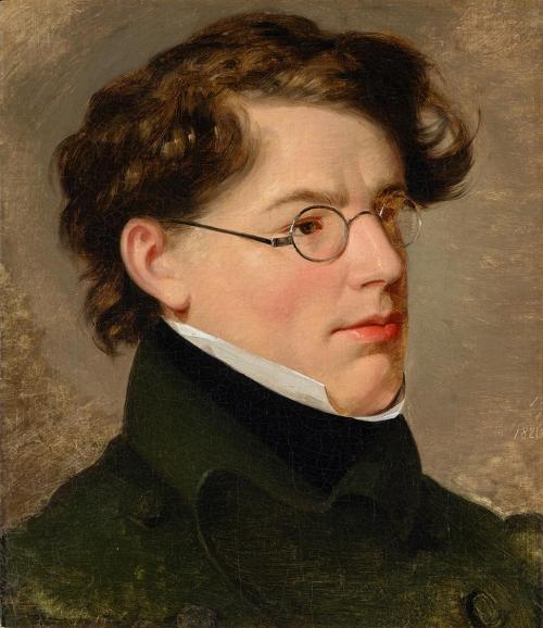 Friedrich von Amerling, Der Historienmaler Joseph Führich (1800–1876), 1826, Öl auf Leinwand, 3 ...