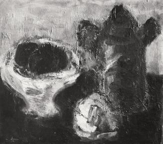 Georg Eisler, Kleines Stillleben, 1958, Öl auf Holz, 30 × 35 cm, Verbleib unbekannt