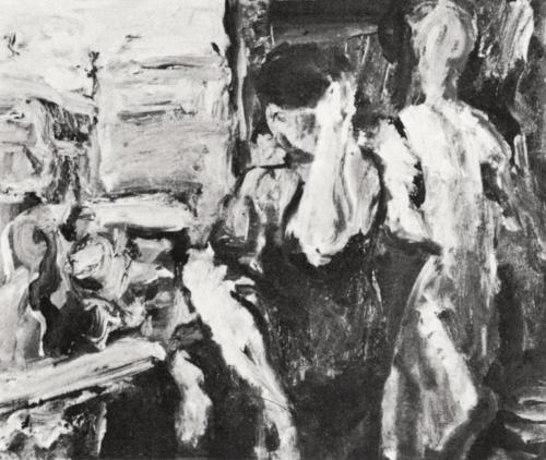 Georg Eisler, Kleines Fenster, 1965, Öl auf Leinwand, 36 × 45 cm, Verbleib unbekannt