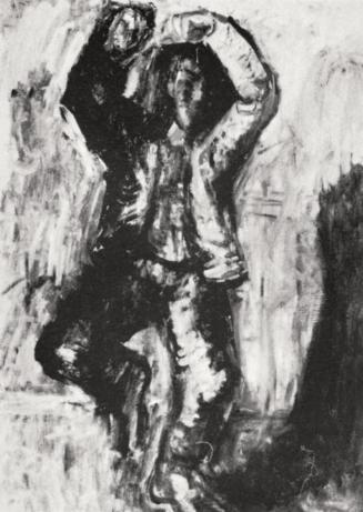 Georg Eisler, König Davids Tanz, 1962, Öl auf Leinwand, 70 × 50 cm, Verbleib unbekannt