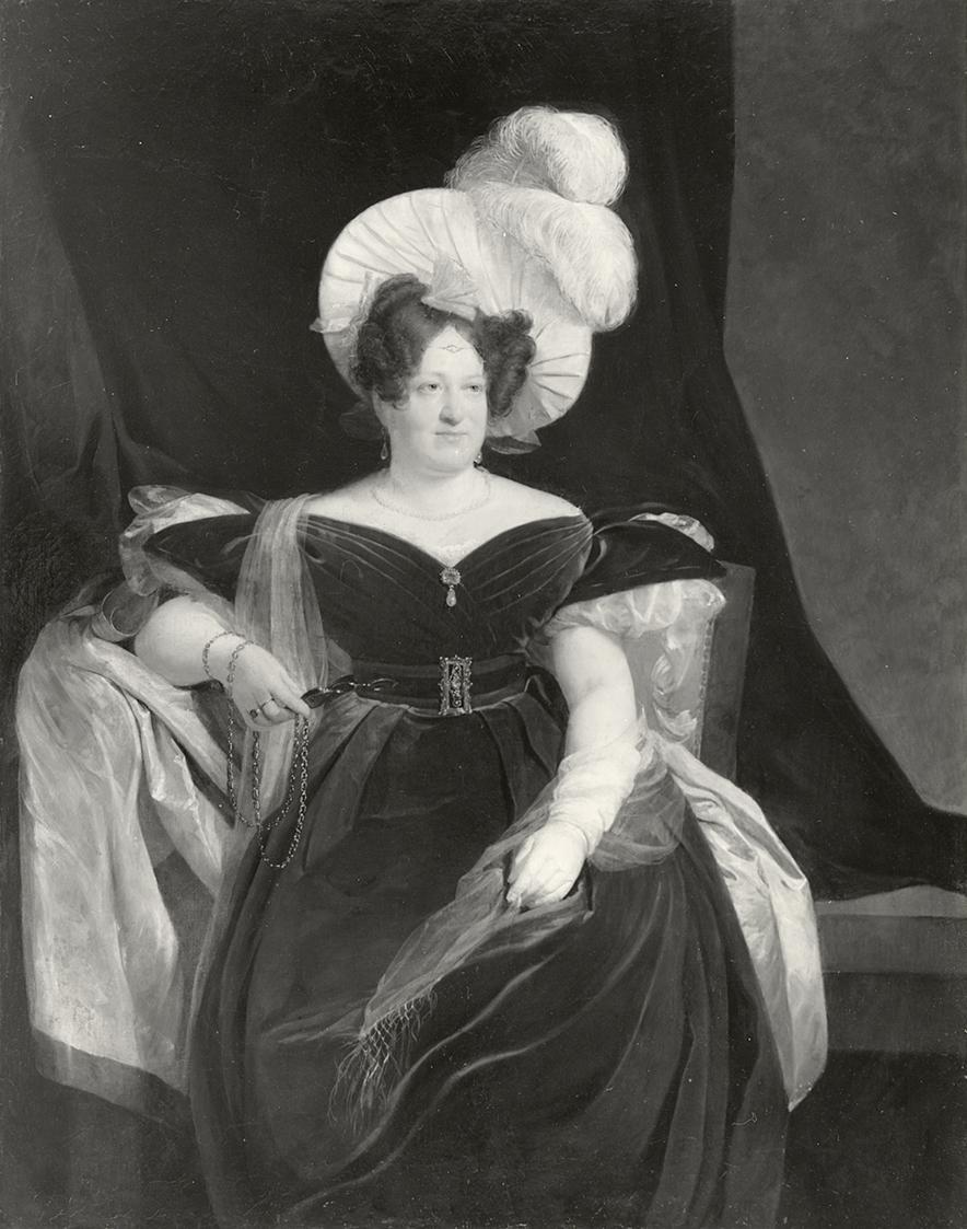 Friedrich von Amerling, Frau von Neuwall (Baronin von Neuwall), 1832, Öl auf Leinwand, 158,5 ×  ...