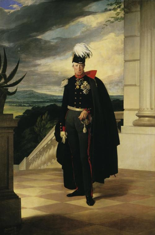 Friedrich von Amerling, Kaiser Franz I. von Österreich (1768–1835) in preußischer Generalsunifo ...