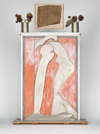 Kurt Hüpfner, Huldigung an Kasimir, 1966, Holz, Acrylfarbe, Blech, Leinwand, Papier, Kohle, get ...