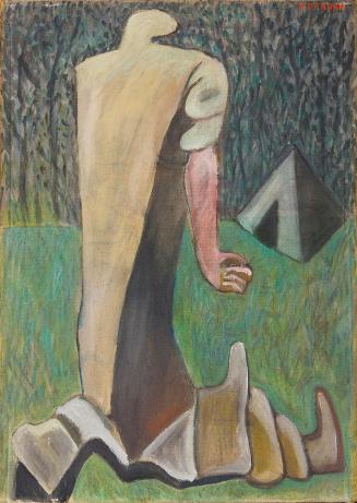 Kurt Hüpfner, Kleines Biwak, 1994, Acryl auf Leinwand, 50 × 35 cm, Privatbesitz, Wien, Inv.-Nr. ...